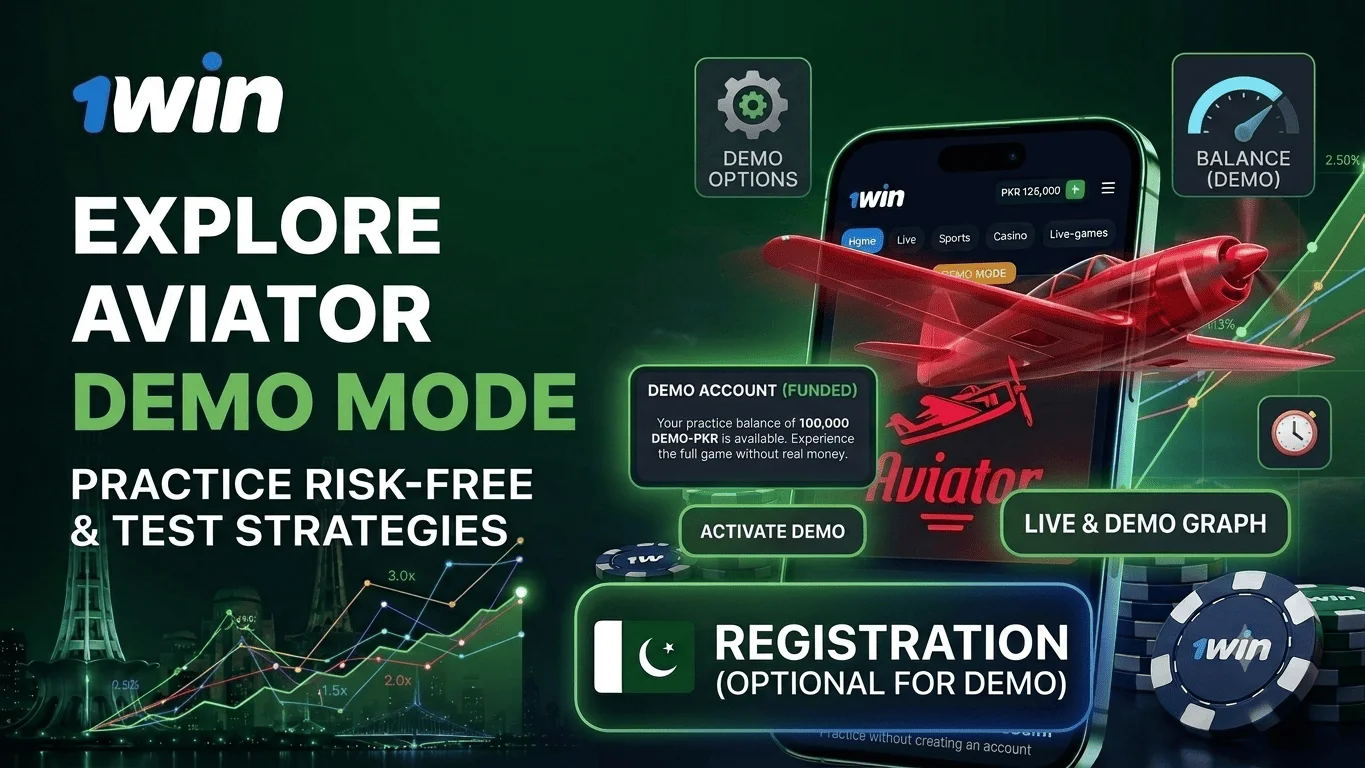 1Win پر Aviator ڈیمو موڈ